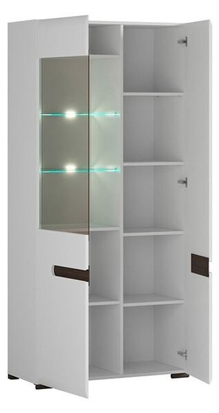 Azteca REG1W1D/21/9 magas vitrines szekrény
