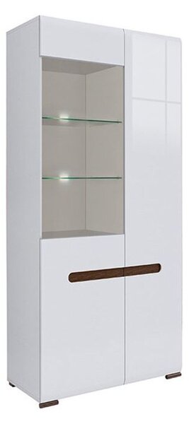 Azteca REG1W1D/21/9 magas vitrines szekrény
