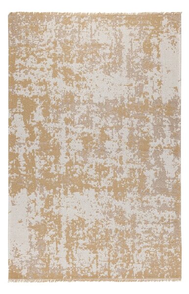 Casa sárga-bézs pamut szőnyeg, 75 x 150 cm - Oyo home