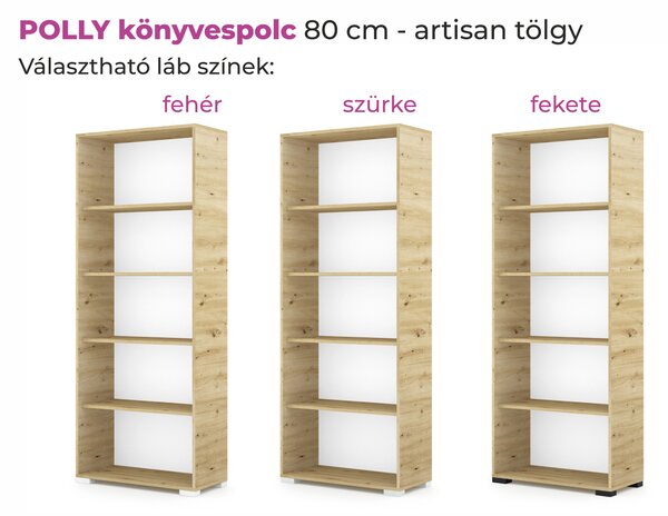 POLLY könyvespolc (Méret: 42 cm)