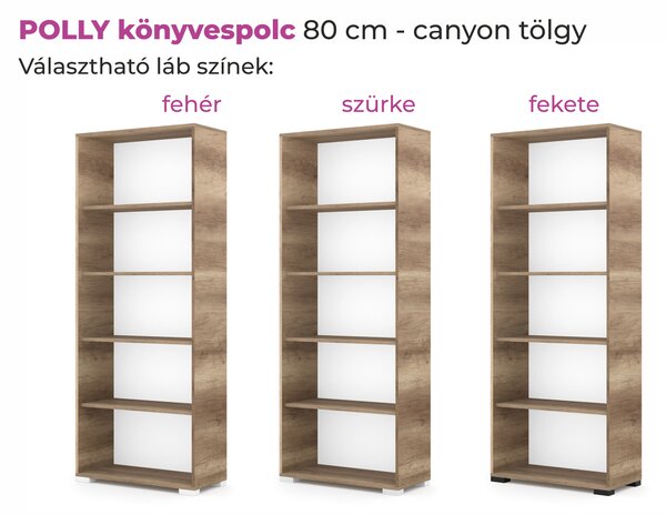 POLLY könyvespolc (Méret: 42 cm)