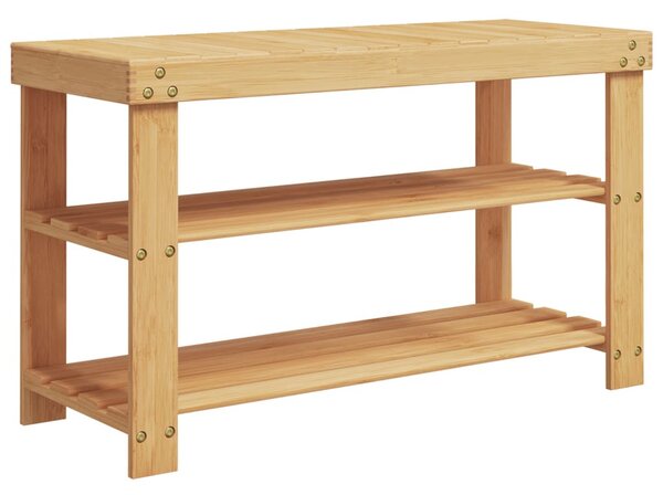 3 szintes bambusz cipőtartó 70 x 27,5 x 45 cm