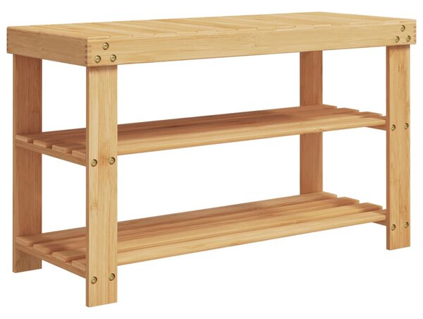 3 szintes bambusz cipőtartó 70 x 27,5 x 45 cm