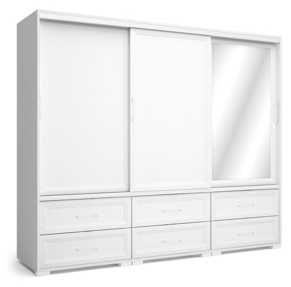 TRÓJA tolóajtós gardrób (Méret: 120 cm)