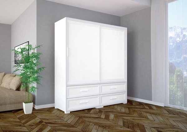 TRÓJA tolóajtós gardrób (Méret: 120 cm)