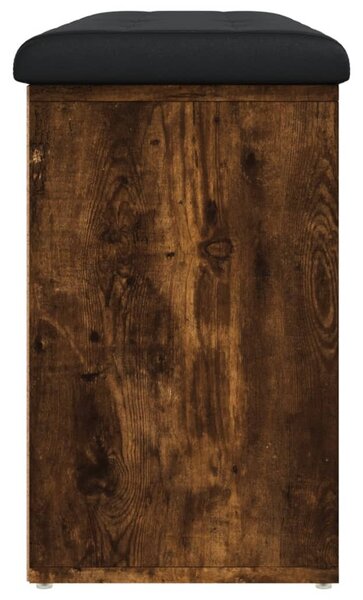 Füstös tölgy színű szerelt fa cipőpad 102 x 32 x 50 cm