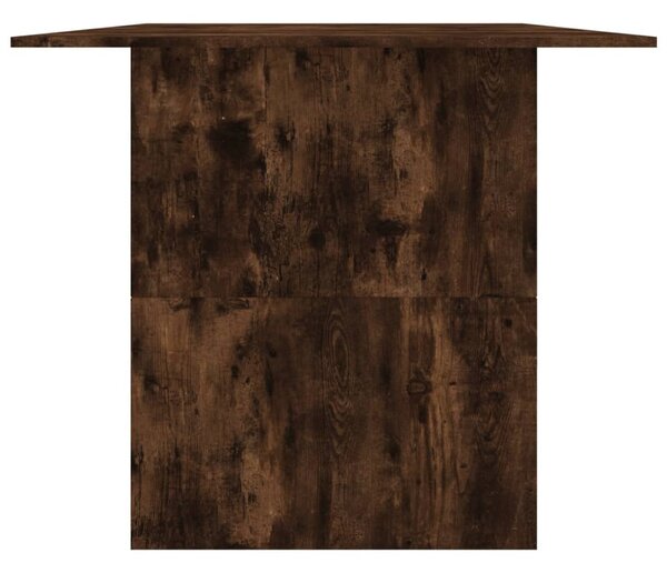 Füstös tölgy színű szerelt fa étkezőasztal 180 x 90 x 76 cm