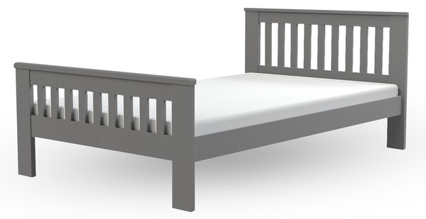DL LAURA egyszemélyes ágy 120x200 ágyráccsal - antracit