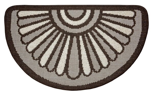 Weave Ornamento barna lábtörlő, 50 x 80 cm - Hanse Home