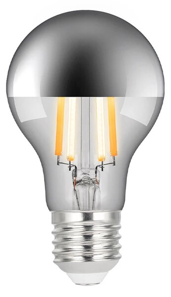 Izzó LED 7,3W (806lm) CRI95 2000-2700K Dim. Top Tükrözött Króm E27 - e3light - Lampemesteren