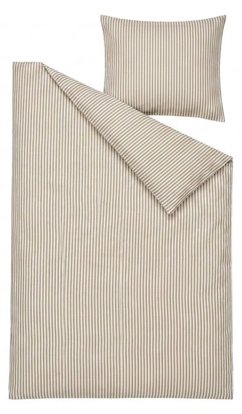Pamut ágynemű SOFT STRIPES bézs Ágyneműhuzat mérete: 70 x 80 cm | 140 x 200 cm