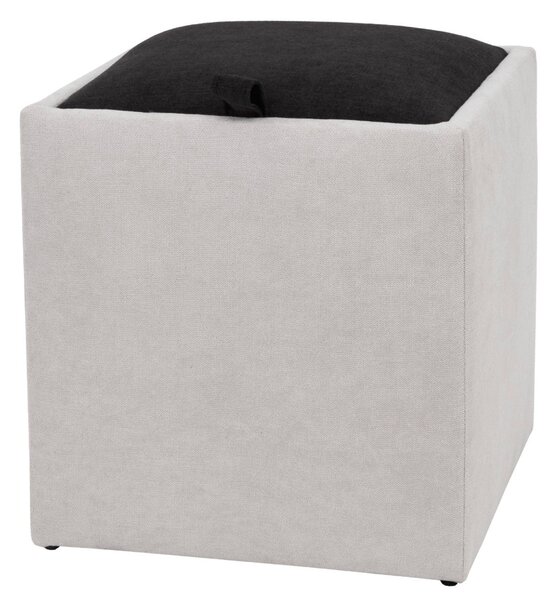 Box puff - K08/K06 szövet - krém/fekete