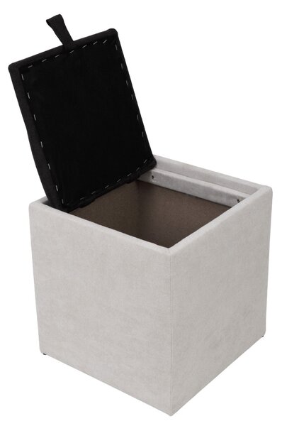 Box puff - K08/K06 szövet - krém/fekete