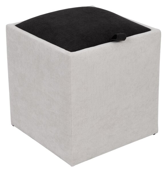 Box puff - K08/K06 szövet - krém/fekete