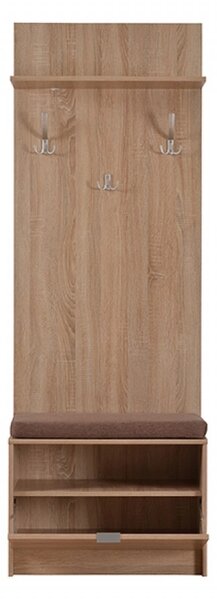 Spark előszobafal sonoma (Színek: Artisan/Fehér)
