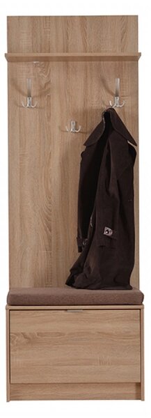 Spark előszobafal sonoma (Színek: Artisan/Fehér)