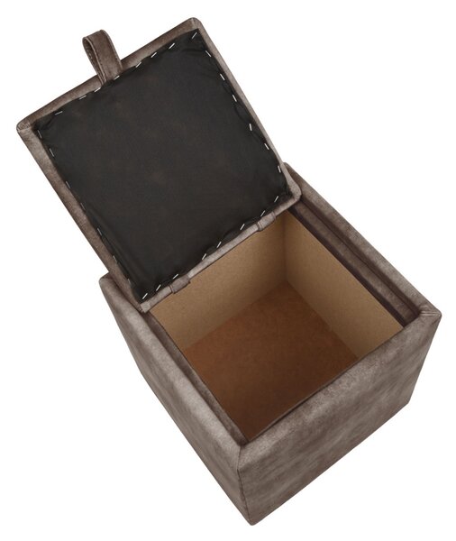 Box puff - P05 szövet - barna