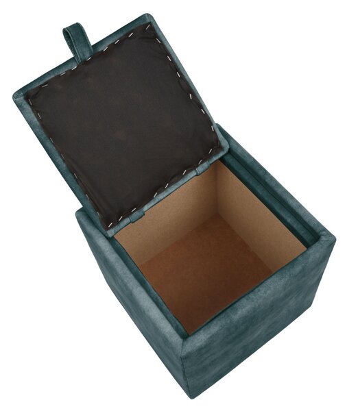 Box puff - P13 szövet - türkiz