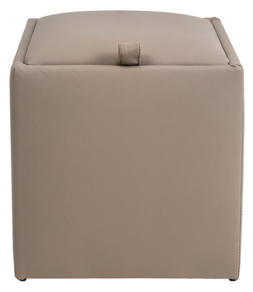 Box puff - POLY műbőr - taupe