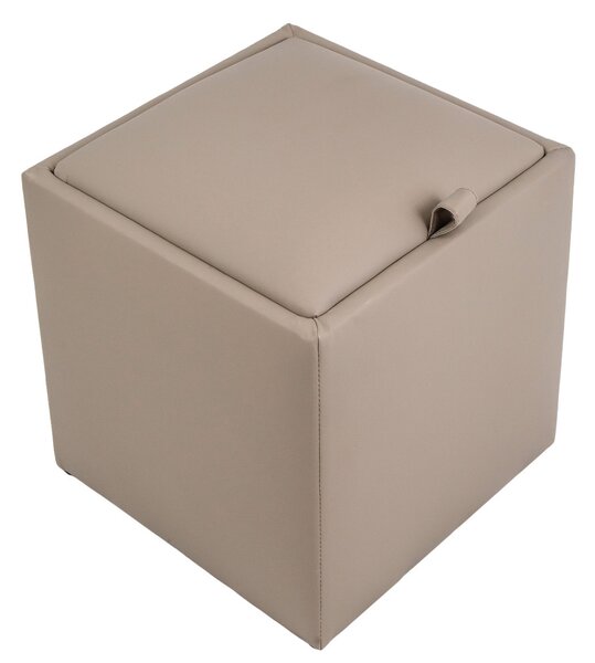Box puff - POLY műbőr - taupe