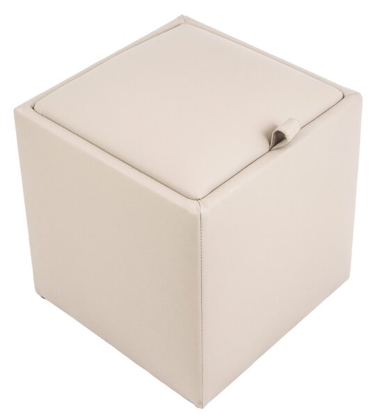 Box puff - POLY műbőr - krém