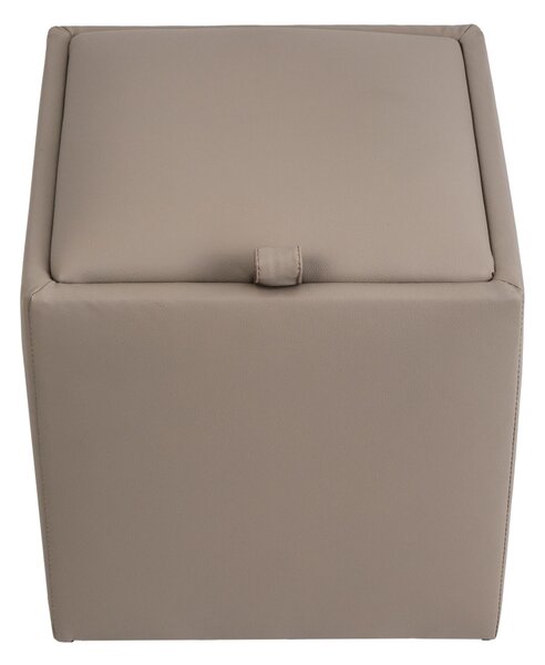 Box puff - POLY műbőr - taupe