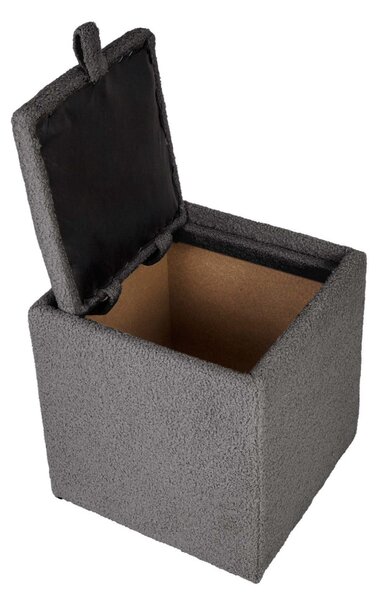 Box puff - T03 szövet - szürke