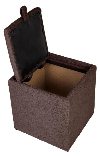Box puff - T07 szövet - barna