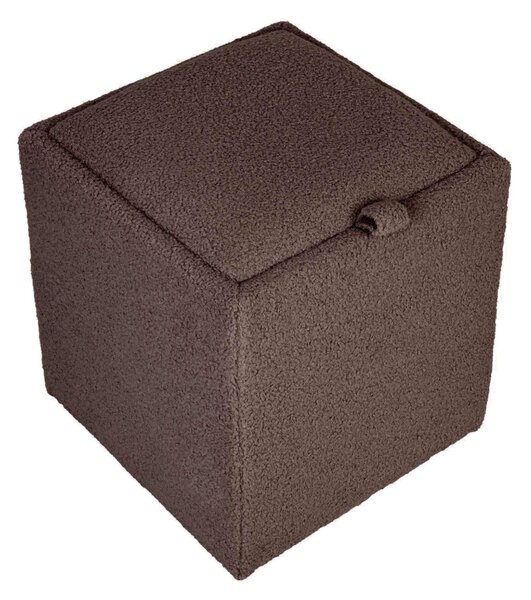 Box puff - T07 szövet - barna
