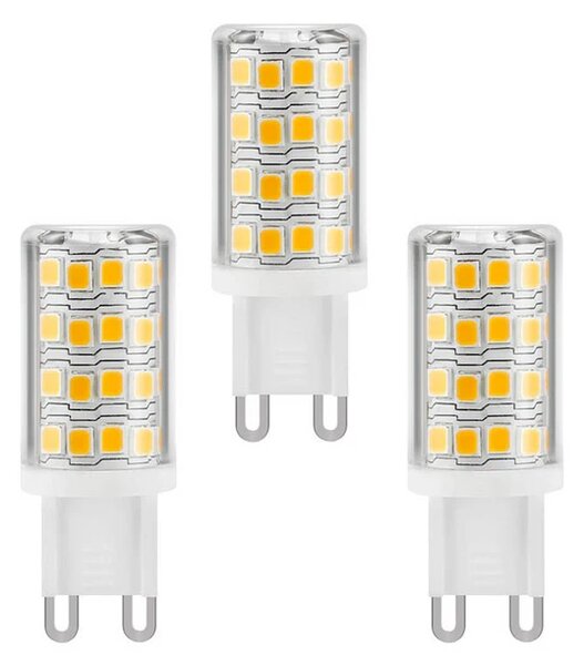 3-pack Izzó LED 4,5W (410lm) Dimmelhető G9 - e3light - Lampemesteren