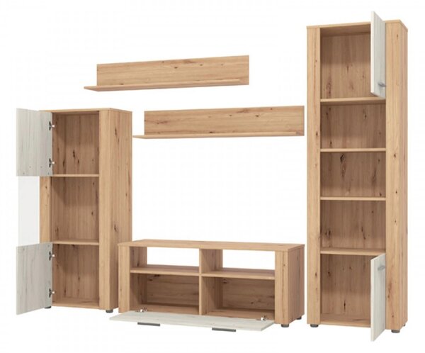 Vera nappali bútor artisan tölgy/fehér tölgy