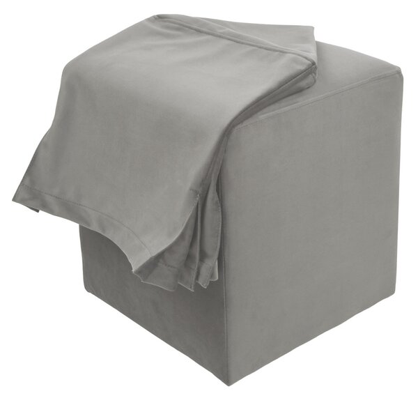 Cube H puff huzattal - H34 szövet - világosszürke