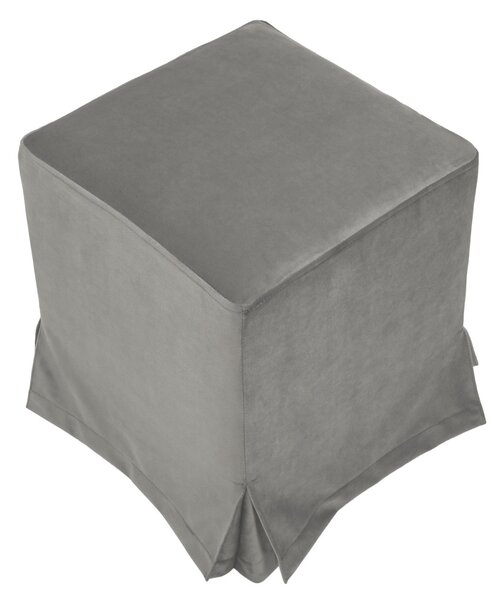 Cube H puff huzattal - H34 szövet - világosszürke