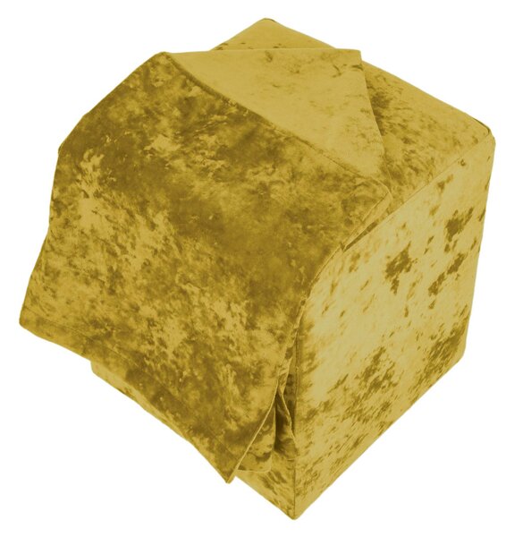 Cube H puff huzattal - E51 szövet - sárga
