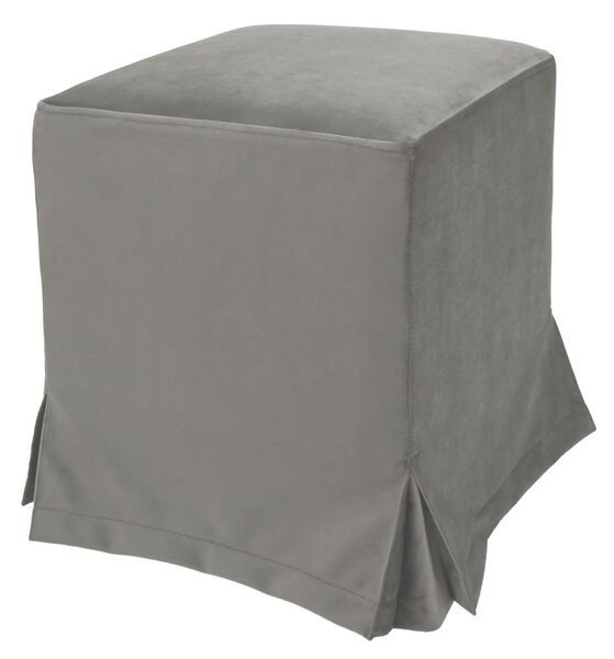 Cube H puff huzattal - H34 szövet - világosszürke