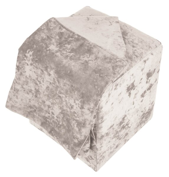 Cube H puff huzattal - E04 szövet - krém