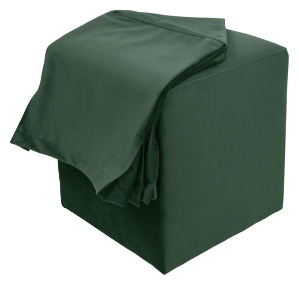 Cube H puff huzattal - H56 szövet - zöld