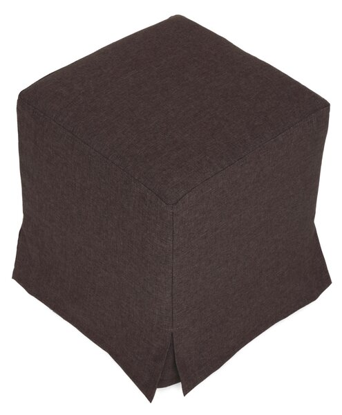 Cube H puff huzattal - S04 szövet - világosbarna