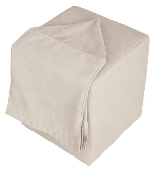 Cube H puff huzattal - K08 szövet - krém
