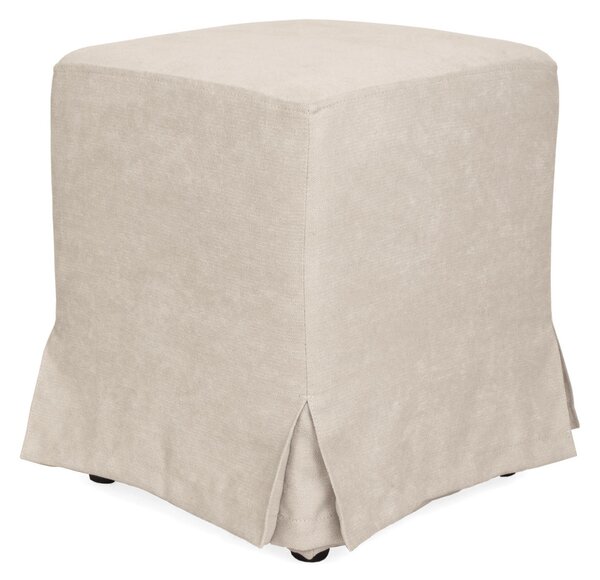Cube H puff huzattal - K08 szövet - krém