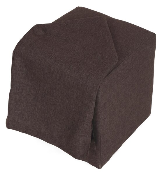 Cube H puff huzattal - S04 szövet - világosbarna