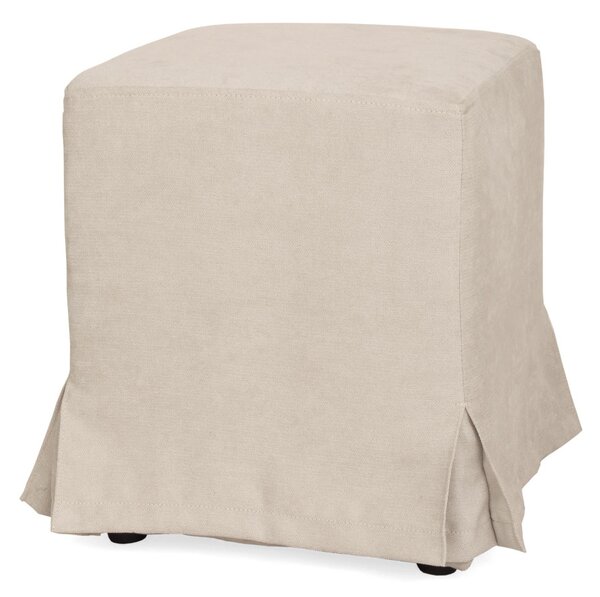 Cube H puff huzattal - K08 szövet - krém