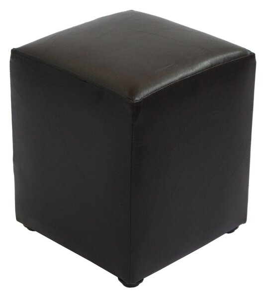 Cube puff - műbőr, wenge - 21835