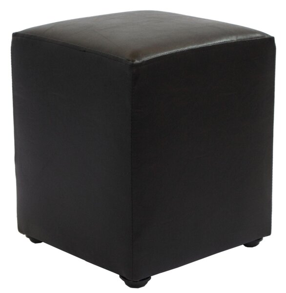 Cube puff - műbőr, wenge - 21835