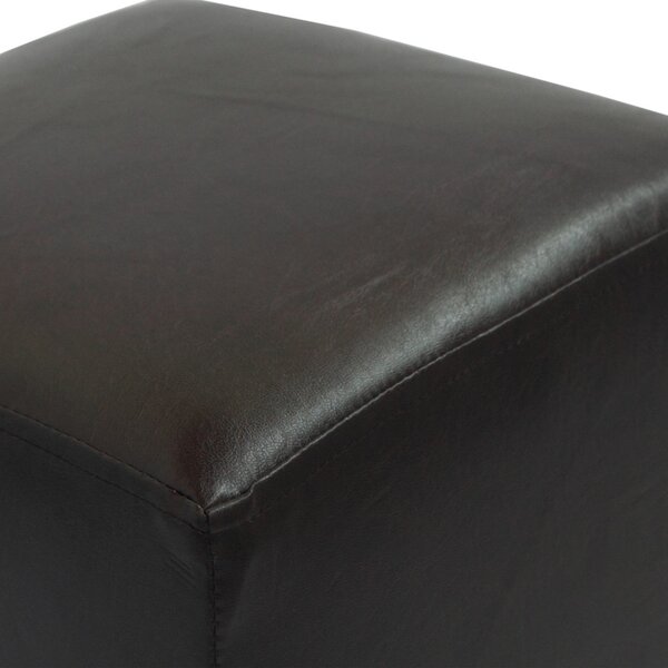 Cube puff - műbőr, wenge - 21835