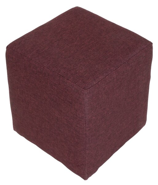 Cube puff - S78 szövet - bordó