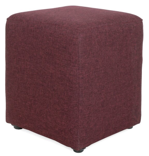 Cube puff - S78 szövet - bordó