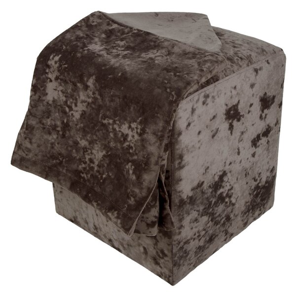 Cube puff huzat - E60 - barna szövet