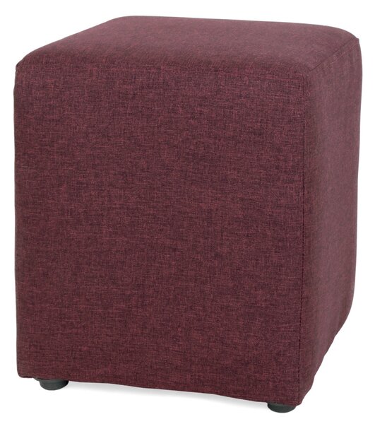 Cube puff - S78 szövet - bordó