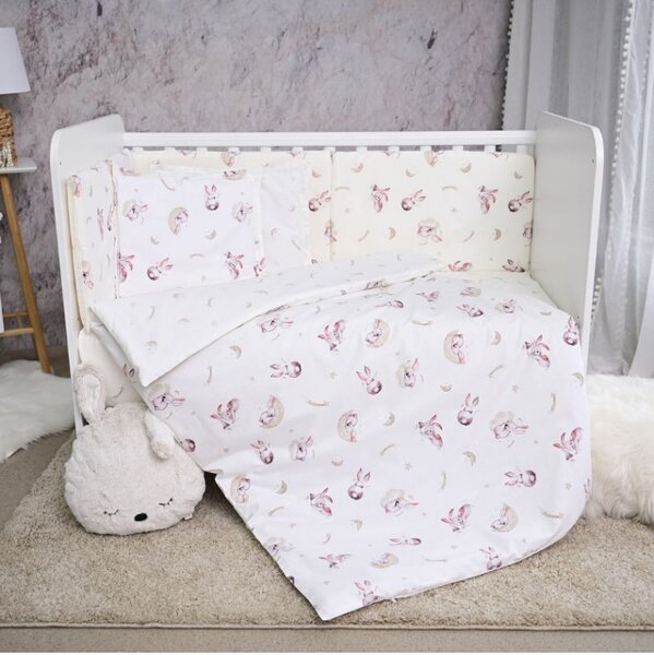 Lorelli Smile ágynemű garnitúra - Beige Bunnies